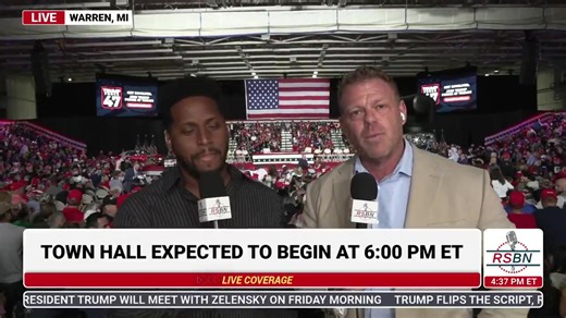RSBN is LIVE in Warren, Michigan, where President Trump will host a town hall at 6pm ET� WATCH LIVE: https://www.rsbnetwork.com/video/live-president-trump-hosts-a-town-hall-in-warren-michigan-9-27-24/#google_vignette | Right Side Broadcasting