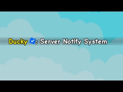 Server Notify System #roblox #adminabuse #robloxstudio