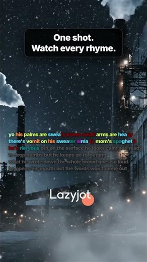 Eminem - Lose Yourself | Rhyme Scheme Breakdown