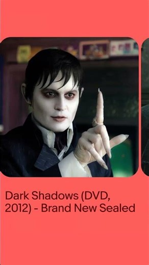 Dark Shadows (DVD, 2012) - Brand New Sealed
