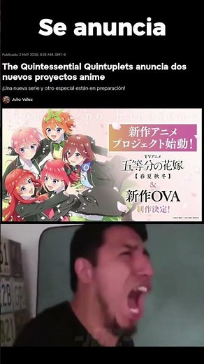Nuevos anime de las quintillizas #anime #animemomentos #quintessentialquintuplets #quintillizas