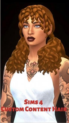 Curseforge Custom Content: Stunning Hairstyles! Curly Pigtails, Loose Waves & Curly Bob! ⬇️#shorts