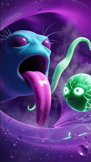 Alien Gel Awakening: Mysterious Tentacles in Macro #CGI #Alien #Shorts