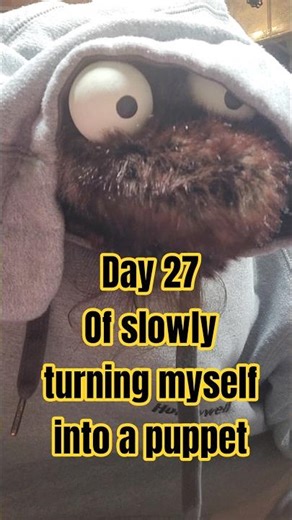 Day 27: Turning my body into a puppet piece by piece