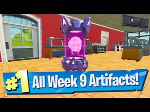 Week 9 Alien Artifact Locations - Fortnite (Chapter 2 Season 7)