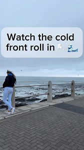 47K views · 1K reactions | Watch the cold front roll in ️ #SeaPointPromenade #CapeTownWeather #ColdFrontViews | Cape Town Getaway | Facebook