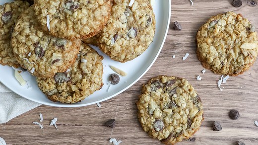 Oatmeal Almond Joy Cookies Recipe - Tasting Table