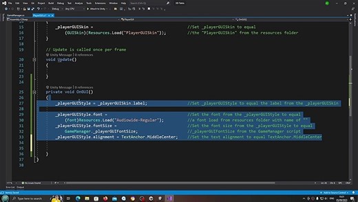 Unity 3D Tetris Clone #13 Player GUI
