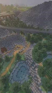 I built a national park in Minecraft #minecraft #survival #nationalpark #terraform #build