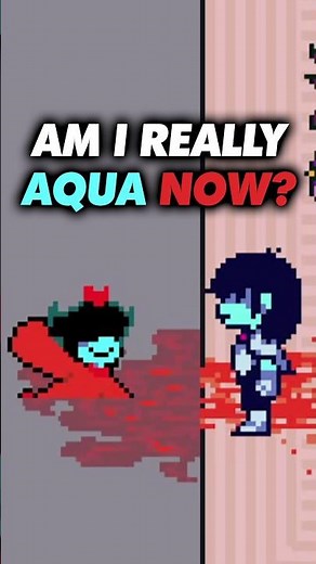 Missable funny Aqua interaction in Deltarune Chapter 5