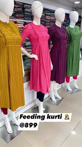 4.8K views · 21 reactions | Maternity feeding kurtis櫓 @899 https://www.trendzalpy.com/shop/new-arrivals/kurtis/feeding-kurti #trendzalappuzha #maternity #feedingtops #feedingkurtis #reelsvideo #lullaby #trendingsongs | TRENDZ | Facebook