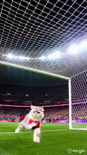 Cat's World Cup #Kitten playing soccer #cutecat