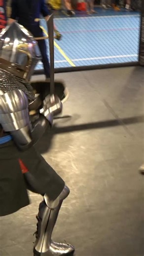 One full round of Profight. Two fighters, one cage, no room for hesitation 🛡️ #buhurt #mma #fight #fighting #fighter #combat | World Of Buhurt