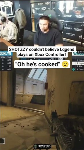 SHOTZZY couldn't believe that Lqgend plays on an Xbox controller giving him delay!