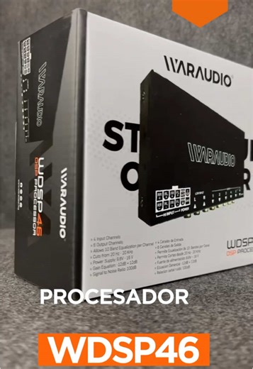 Mejora la calidad de tu sonido con el procesador WDSP46👌🏻😎🔊 📱Visita nuestro sitio oficial: Waraudio.mx #waraudio🔊 #fyp #caraudio #foruyou #carshow