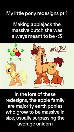 Applejack the Massive | My Little Pony Redesigns Pt 1