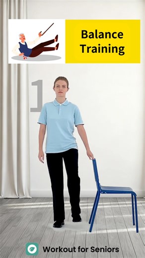 Balance workout👉[https://seniorworkout.onelink.me/wrrF/2ttjkrp1](https://seniorworkout.onelink.me/wrrF/2ttjkrp1) #homeworkout #senior #balance #fblife #healthyaging | Workout for Seniors