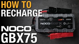 How to Recharge your NOCO GBX75