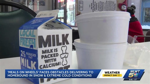Meals on Wheels faces delivery obstacles in snow, extreme cold conditions