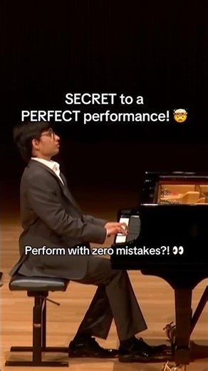 SECRET to a PERFECT PERFORMANCE! 🤯 #piano #perfect #howto