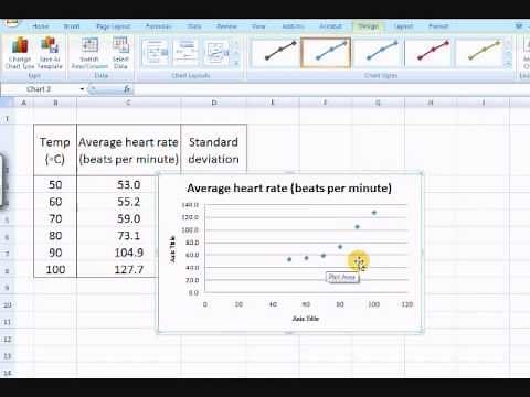 Graphing in Excel - 1 XY scatter graph.wmv