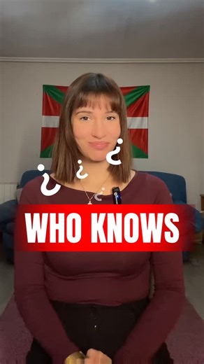 Irati Basque teacher on Instagram: "Who knows? In Basque -Auskalo -Batek daki -Ezin jakin Zein da gehien gustatzen zaizuna? Which one is your favorite? Learn real, everyday Basque with me Follow for short Basque lessons you can actually use and check out the link in Bio to attend to my free class ✨ #basque #basquecountry #learnbasque #strangewords #euskara"