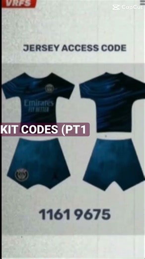 VRFS kit Codes pt1 #vrfs #football