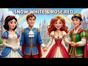 A Magical Fairytale Snow White & Rose Red 🌸 | Kids Bedtime Story | Good Night Stories