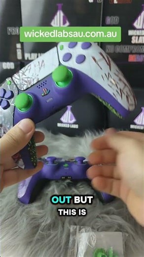 Joker Controller Showdown: Simple vs. MAXED OUT 💚💜⚡ #customcontroller #gaming #ps5accessories