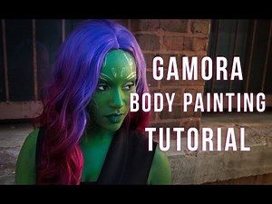 Gamora Body Painting Tutorial