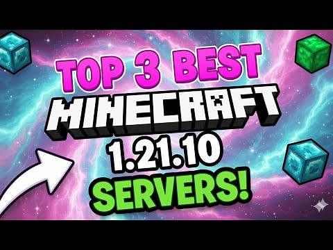 TOP 3 Minecraft Servers For 1.21.10! | BEDROCK & JAVA