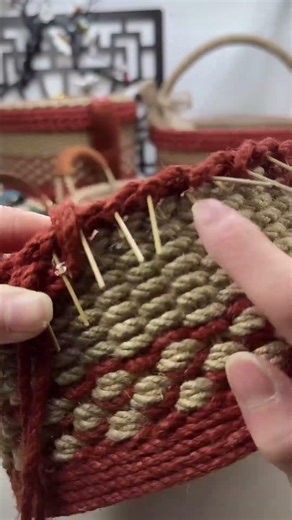 DIY Handle Basket Idea, How to Make a Basket with Jute Rope and Foam Board 11 #diy #handmade #craft