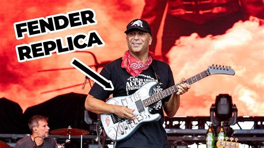 Tom Morello has been playing a Fender Arm the Homeless replica live and none of us noticed – now it’s available to buy