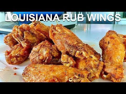 Louisiana Rub Wings | Pour Choices Kitchen
