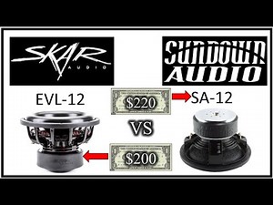Sundown SA-12 vs Skar Audio EVL-12 + 1000 Watt Open Air Tests