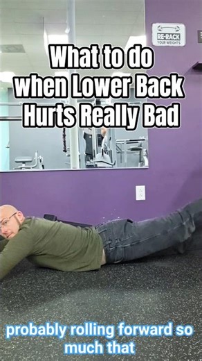 What To Do With Lumbar Pain 🔥! Fix it with this Exercise
