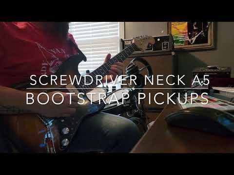 Bootstrap Pickups Screwdriver Neck Alnico 5 p90 Demo
