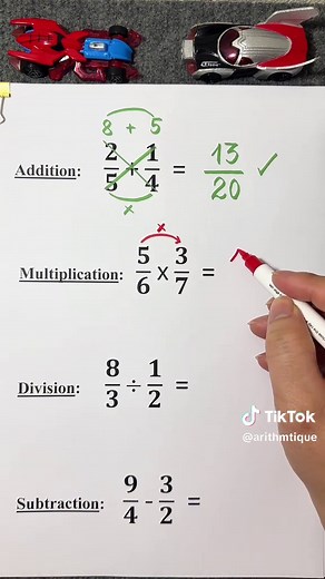 4 opérations mixtes ➕✖️➗➖#math #arithmetique #mathematics