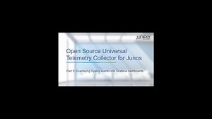 Part 5: OpenNTI, Using OpenNTI as syslog collector and overlay Syslog events into Grafana dashboards