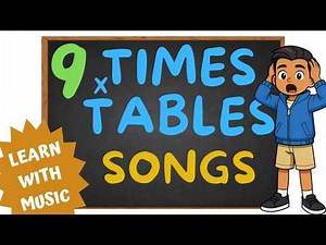 🎉 Exciting 9 Times Table Song for Kids | Fun & Easy Math Learning!