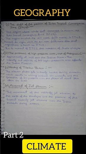 Climate class 9 chapter 4 Geography Part 2 #trending #education #shorts #viral