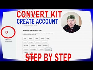 ✅ How To Create Sign Up For ConvertKit Account 🔴