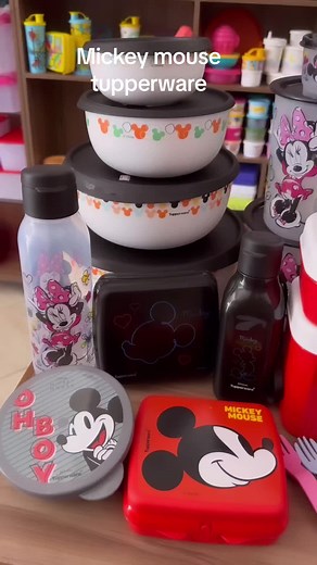 Mickey Mouse Tupperware Collection for Disney Fans