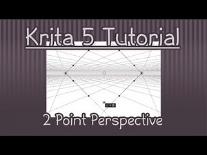 Krita 5: 2 Point Perspective