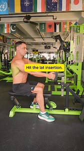 Trying to hit the lower lat insertion? Most people just row too far back. Here’s how to actually engage the lower lats: ❌ Don’t pull past your body ✅ Push down, then pull - let the lat initiate the movement It’s not about going further. It’s about firing the right muscle. #LatInsertionTip #RowSmarter #BackTrainingFix #MaikOut #BodybuildingForm #TrainWithPrecision #LatsOnly | Maik Wiedenbach