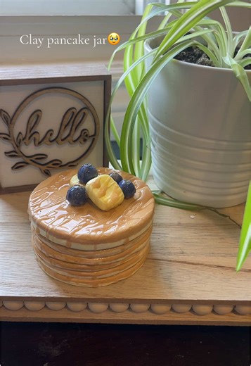 DIY Clay Pancake Jar: Craft Your Own Unique Trinket Dish