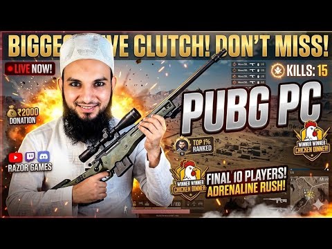 I Tried PRO Settings in PUBG PC! (Gameplay Test) [LIVE] #PUBGPC\n\n#Shorts\n\n#PUBGShorts\n\n#1v4Clutch