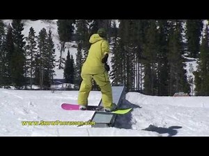 How to Snowboard Tricks: Boardslide a Funbox