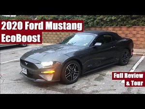 2020 Ford Mustang EcoBoost Convertible - Full Review & Tour