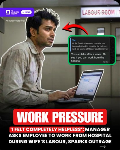 A Reddit post went viral after an Indian employee revealed that his manager asked him to work remotely from the hospital while his wife was in labour. The employee had requested two days’ leave, but the manager insisted he delay it or continue working on-site. The incident sp@rked widespread outr@ge online, with HR experts, labour-rights advocates, and social media users condemning the manager’s actions and urging stronger workplace boundaries. Workplace Boundaries & Outr@ge 👉 Screenshots share